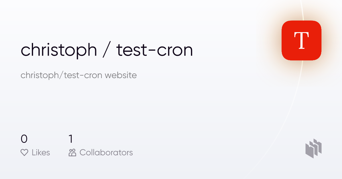 Christoph Test Cron Christoph Test Cron Website